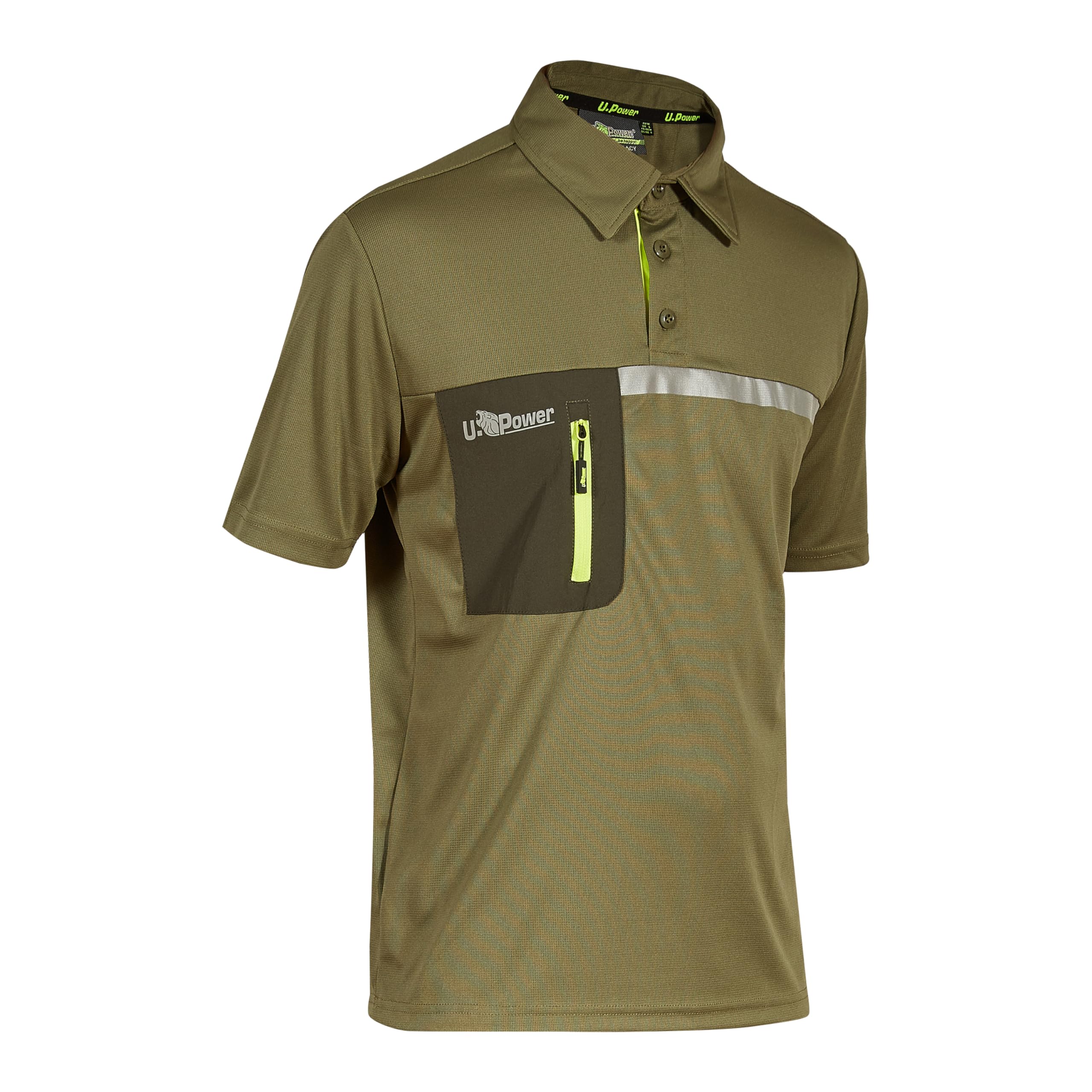 u-power-enjoy-libra-kurzarmhemd-burnt-olive-herren-m image 3