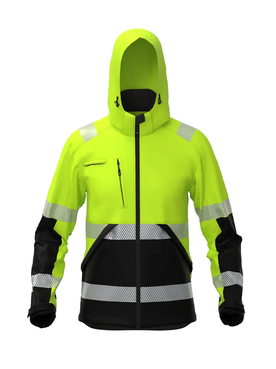 bosafety-valencia-softshelljacke-warnschutz-klasse-2 image 1