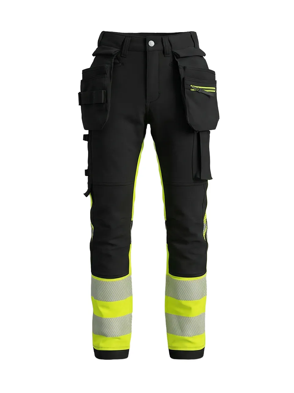 bosafety-tension-pro-arbeitshose-warnschutz-klasse-1-stretch image 1