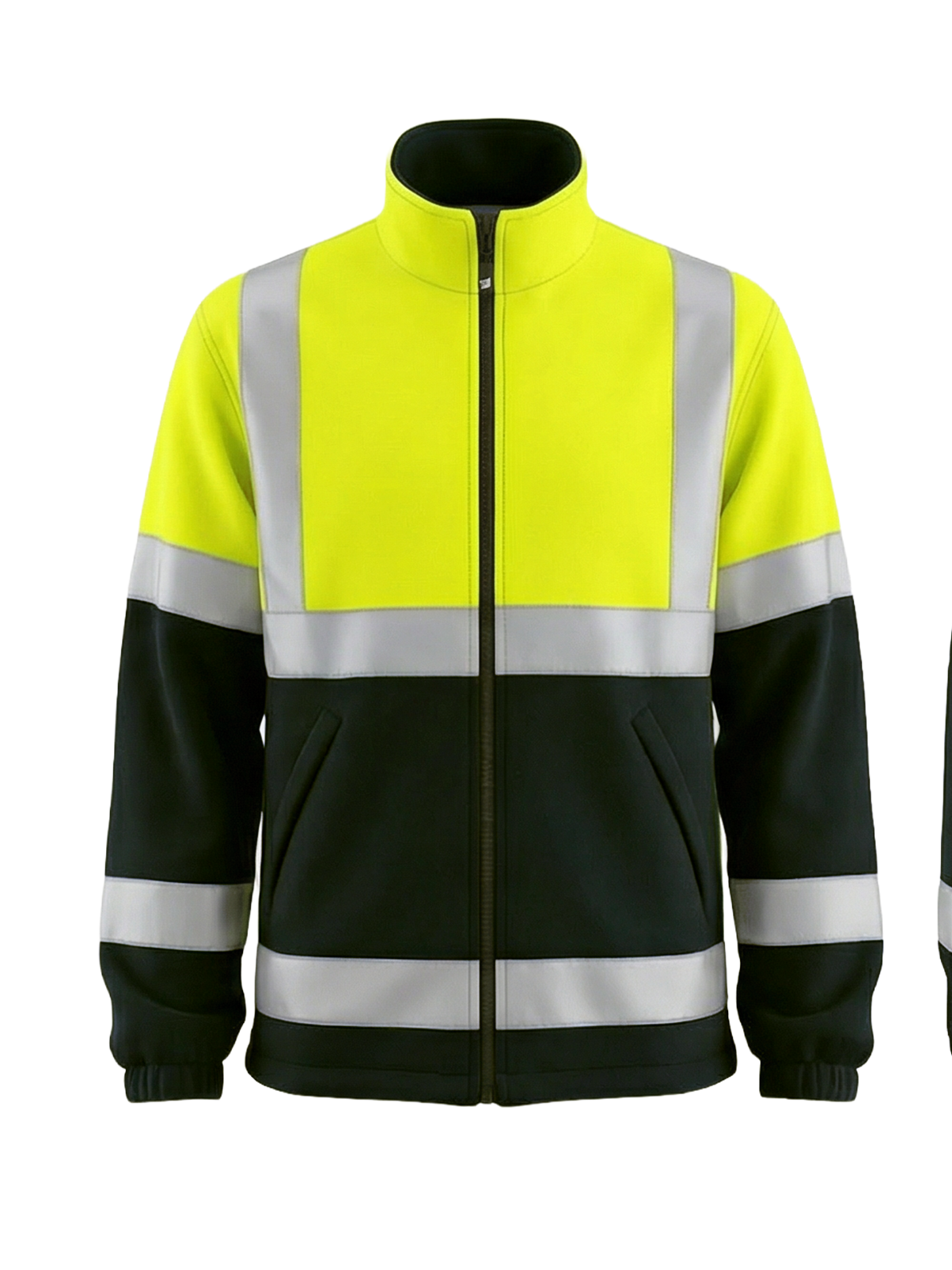 bosafety-fleece-hi-vis-fleecejacke-warnschutz-klasse-2-2 image 1