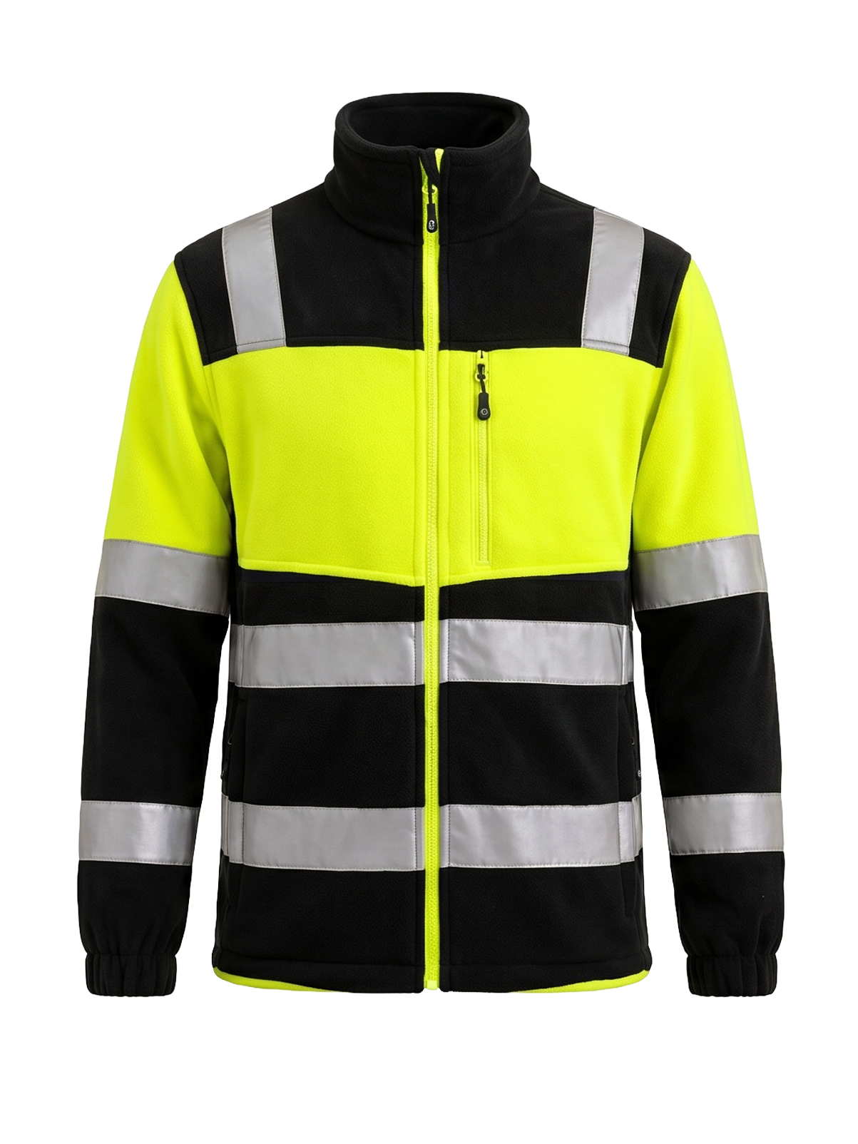 bosafety-fleece-fit-fleecejacke-warnklasse-1 image 1