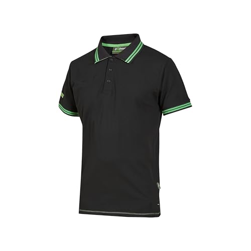 u-power-enjoy-way-polo-asphalt-grey-green-l-kurzarm-stretch image 4
