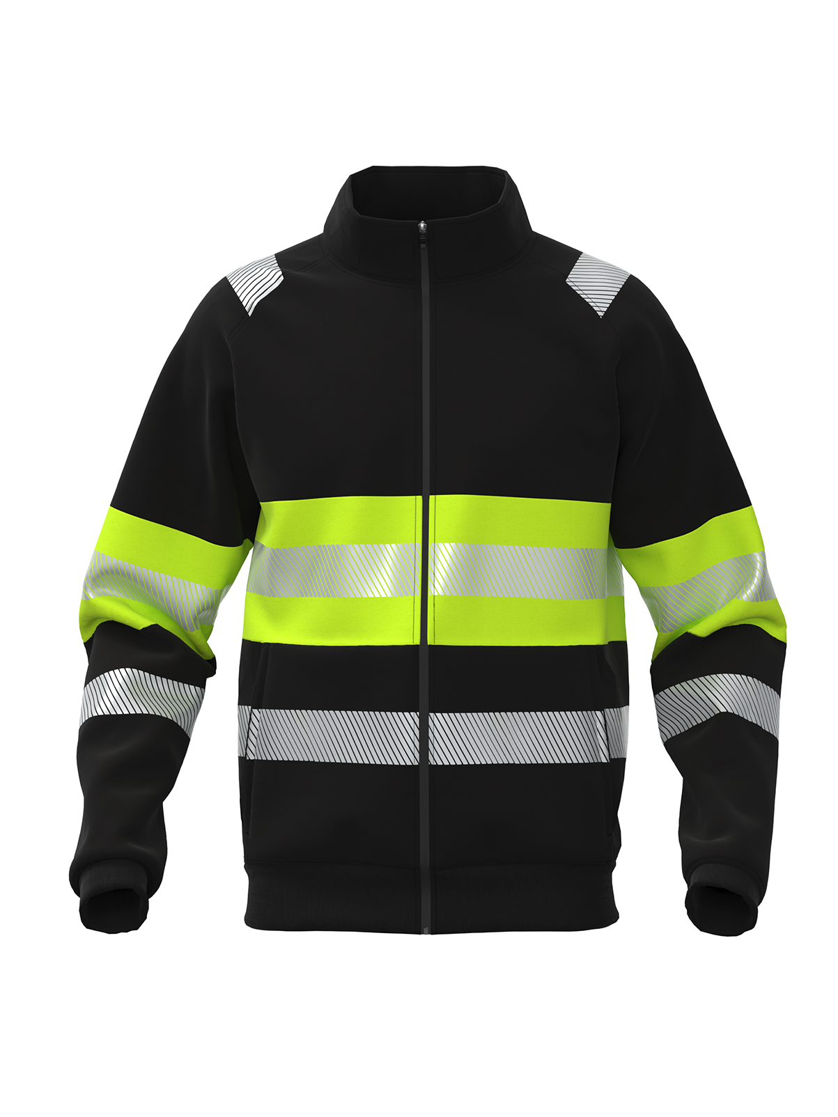 bosafety-work-sweatshirt-fenix-warnschutzpullover-klasse-1 image 1