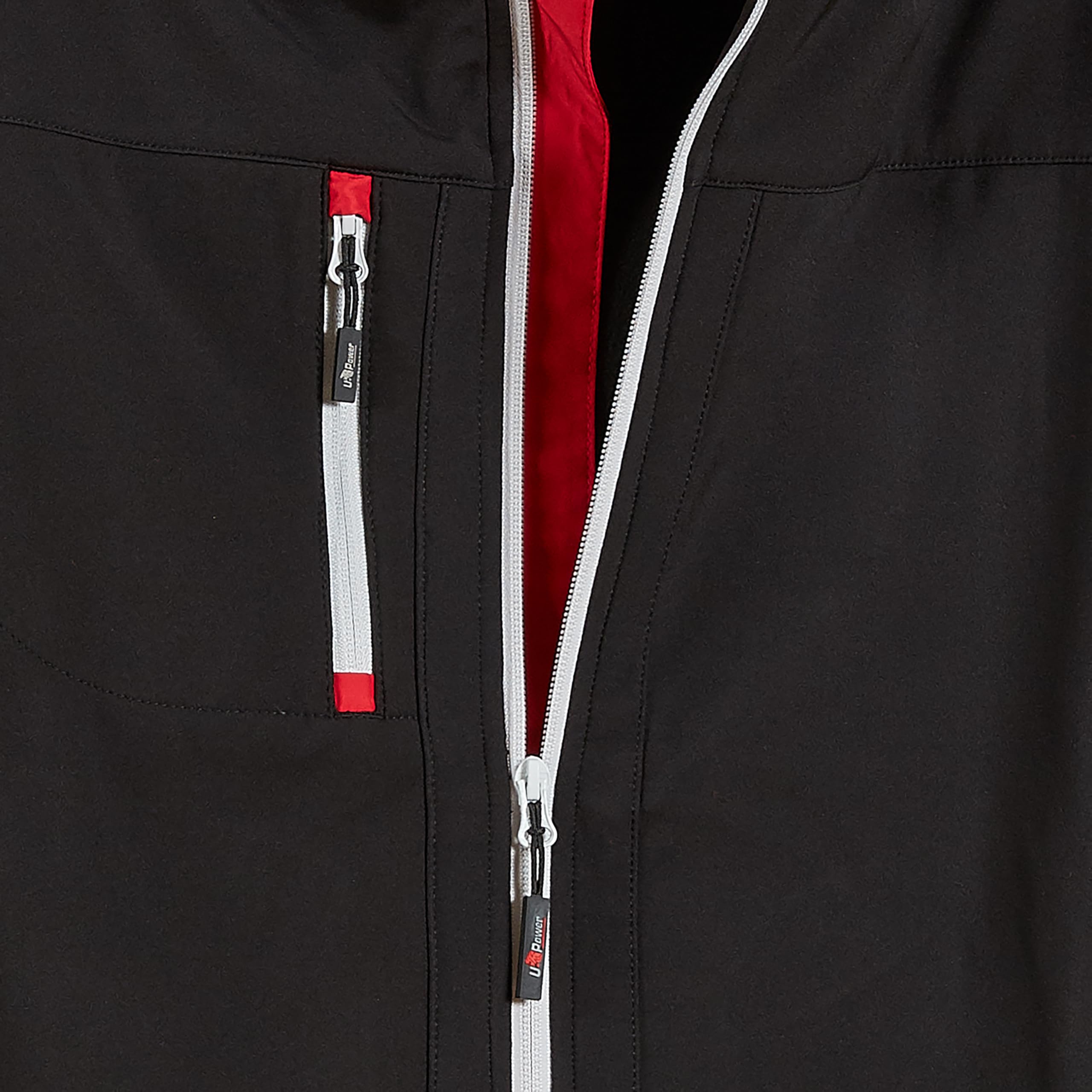 u-power-performance-climb-softshell-weste-black-carbon-winddicht image 4