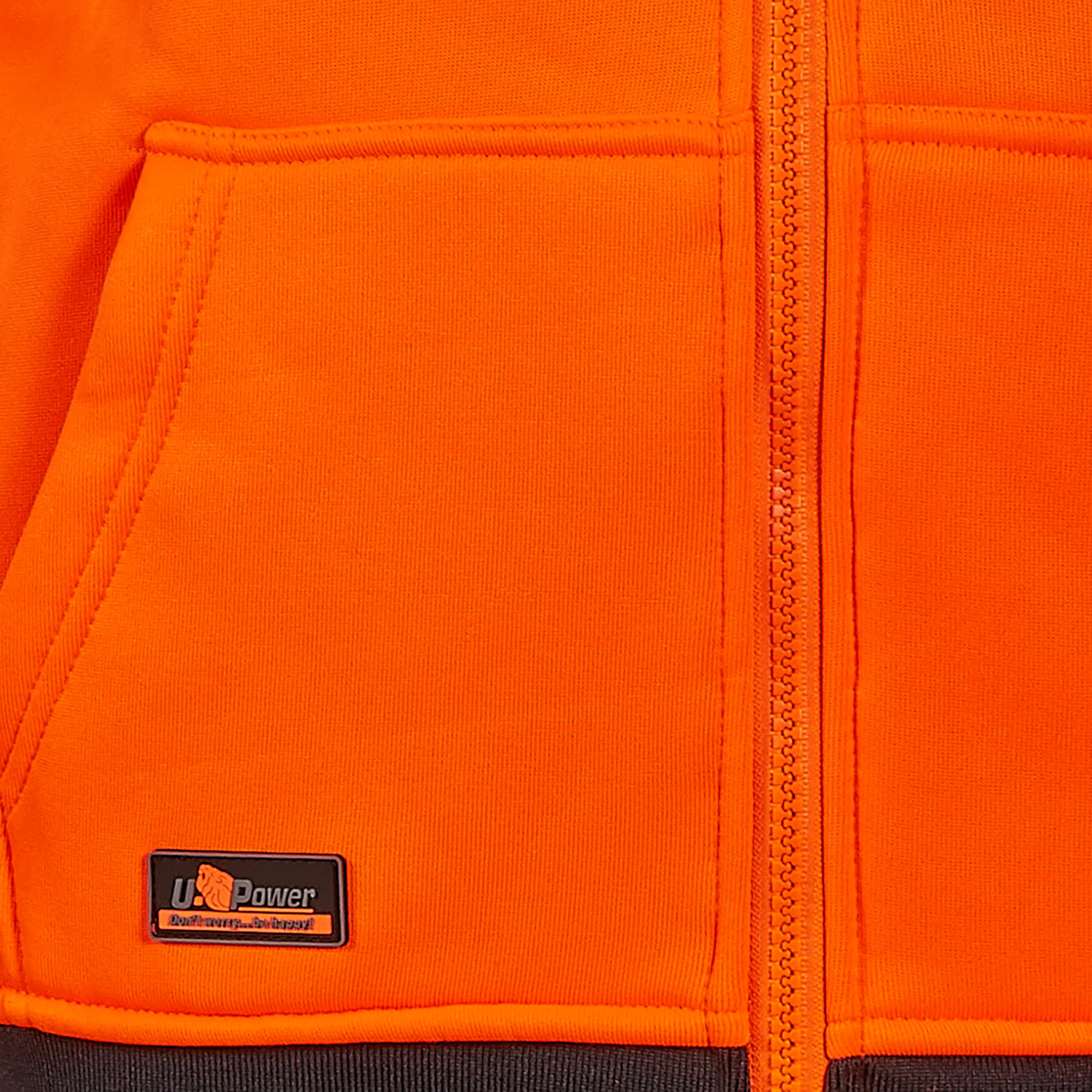 u-power-enjoy-melody-sweatshirt-orange-fluo-l-softshell image 4