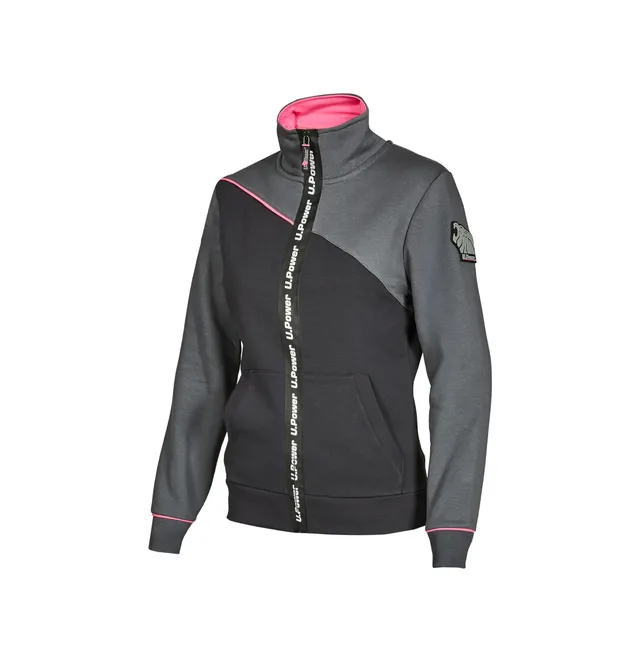 u-power-industry-uranus-lady-sweatshirt-l-grey-fuchsia image 1
