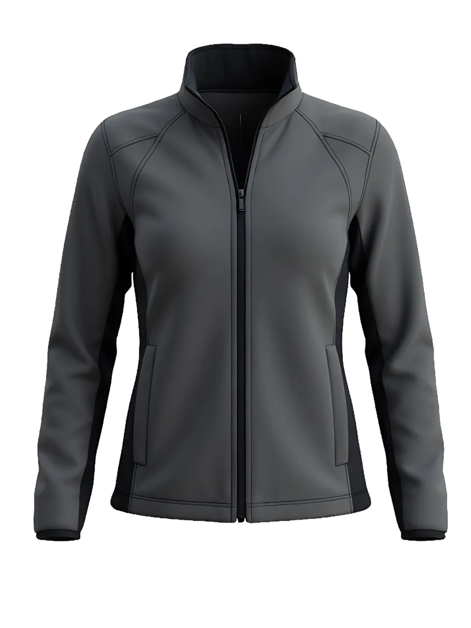 bosafety-fleece-damen-fleecepullover-schwarz-warm image 1