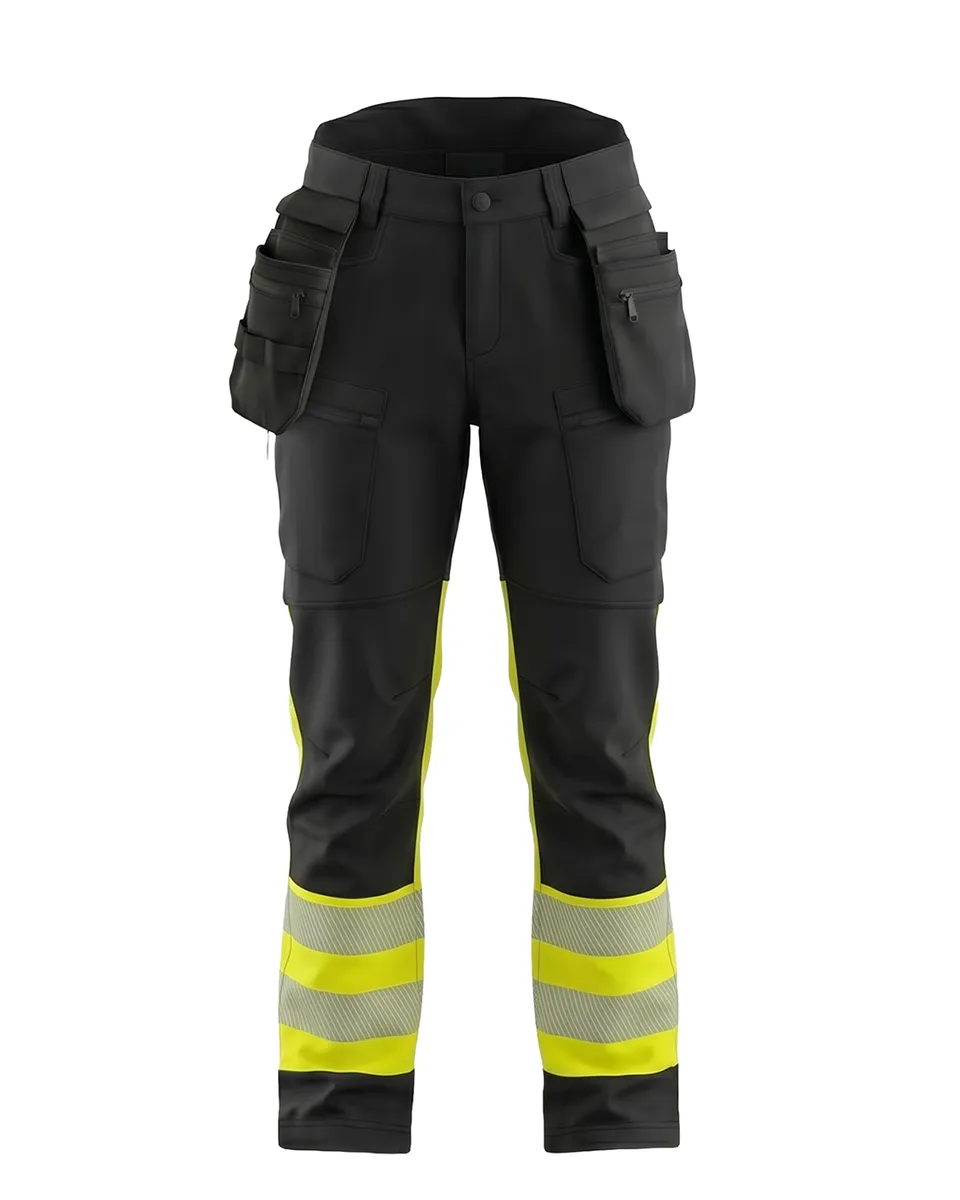 bosafety-cargoplus-winter-latzhose-softshell-warnschutz-klasse-1 image 1