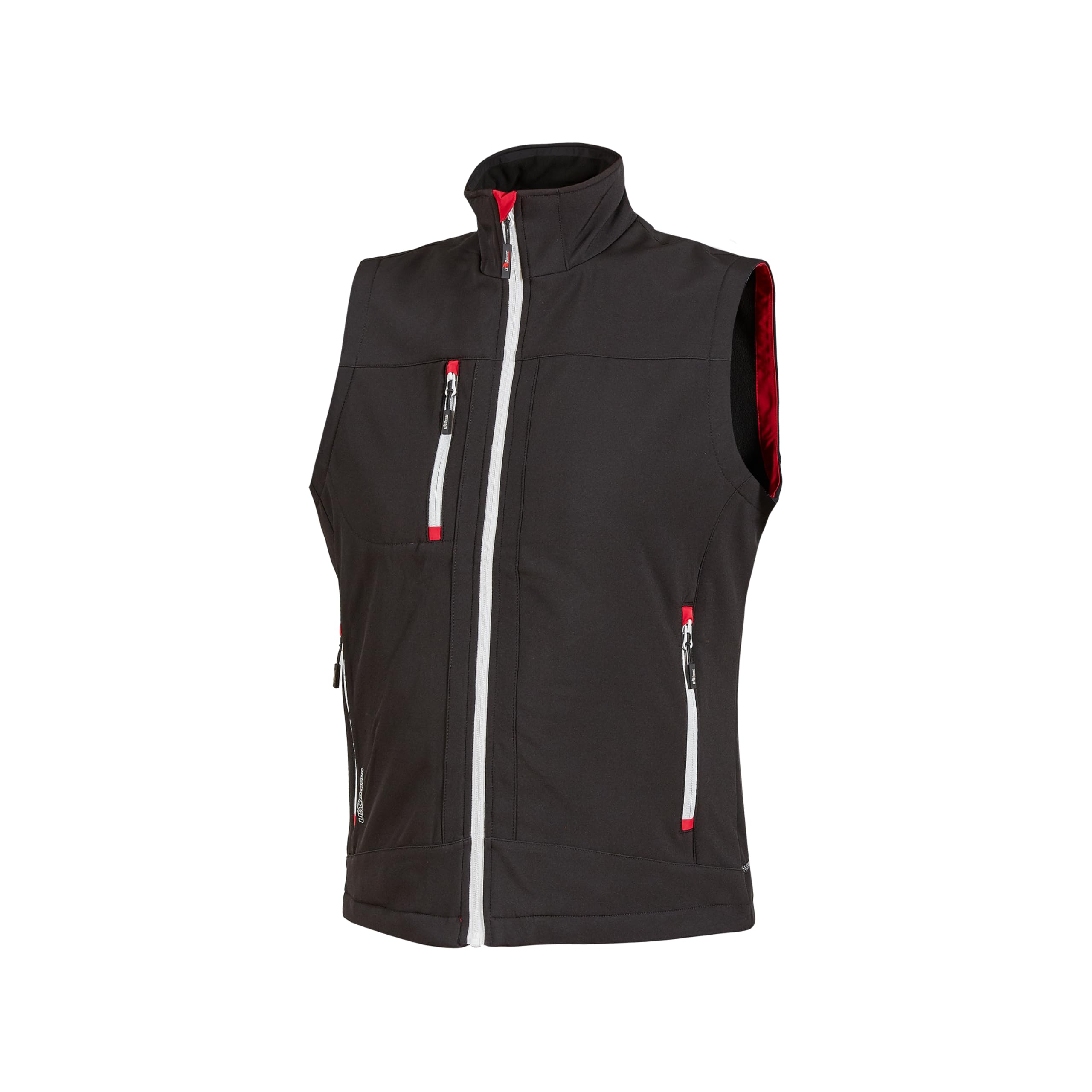 u-power-performance-climb-softshell-weste-black-carbon-winddicht image 1