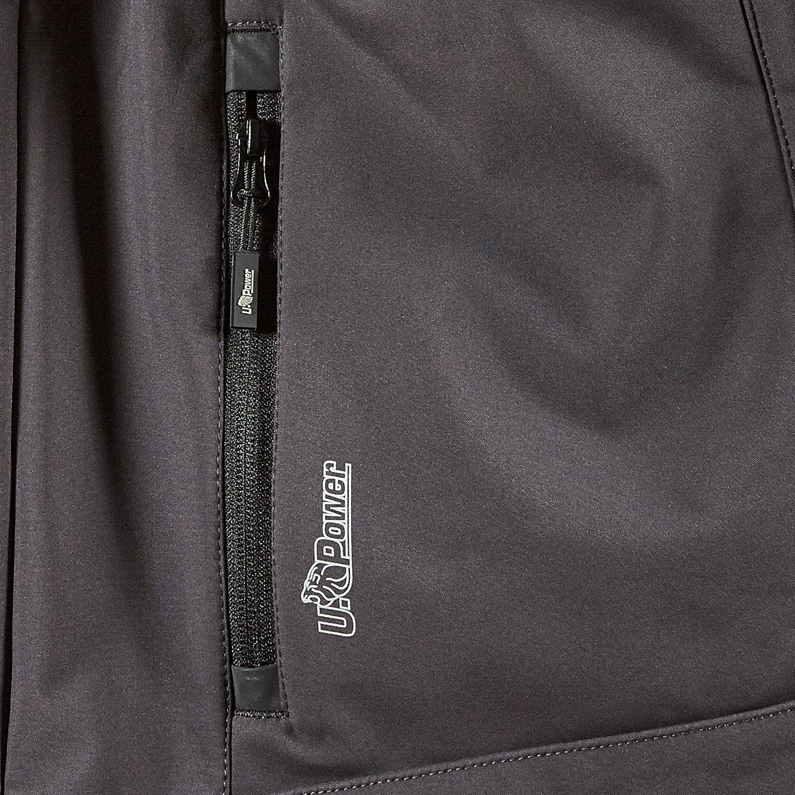 u-power-performance-metropolis-softshelljacke-grey-meteorite image 7