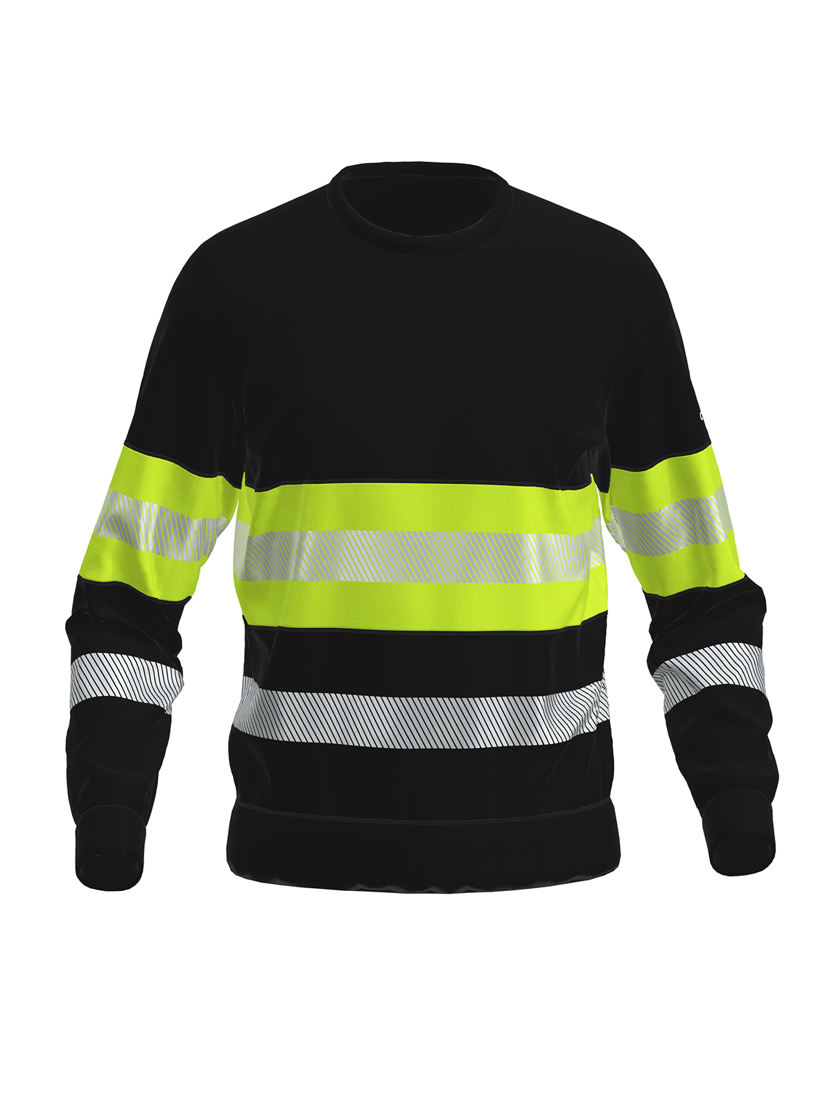 bosafety-work-sweatshirt-onyx-warnschutz-pullover-klasse-1 image 1