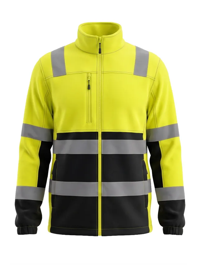 bosafety-fleece-fit-fleecejacke-warnklasse-2 image 1