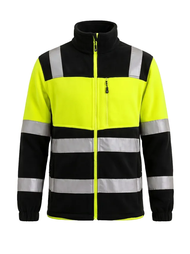 bosafety-fleece-fit-fleecejacke-hi-vis-klasse-1 image 1