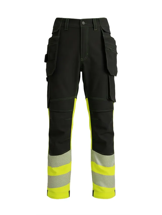 bosafety-combo-plus-arbeitshose-warnschutz-klasse-1-baumwolle image 1