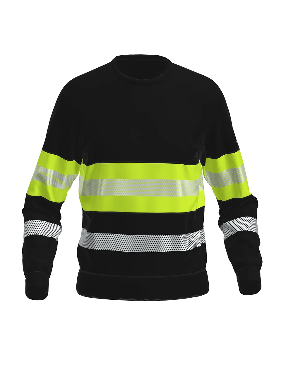 bosafety-work-sweatshirt-onyx-warnschutz-pullover-klasse-1 image 1